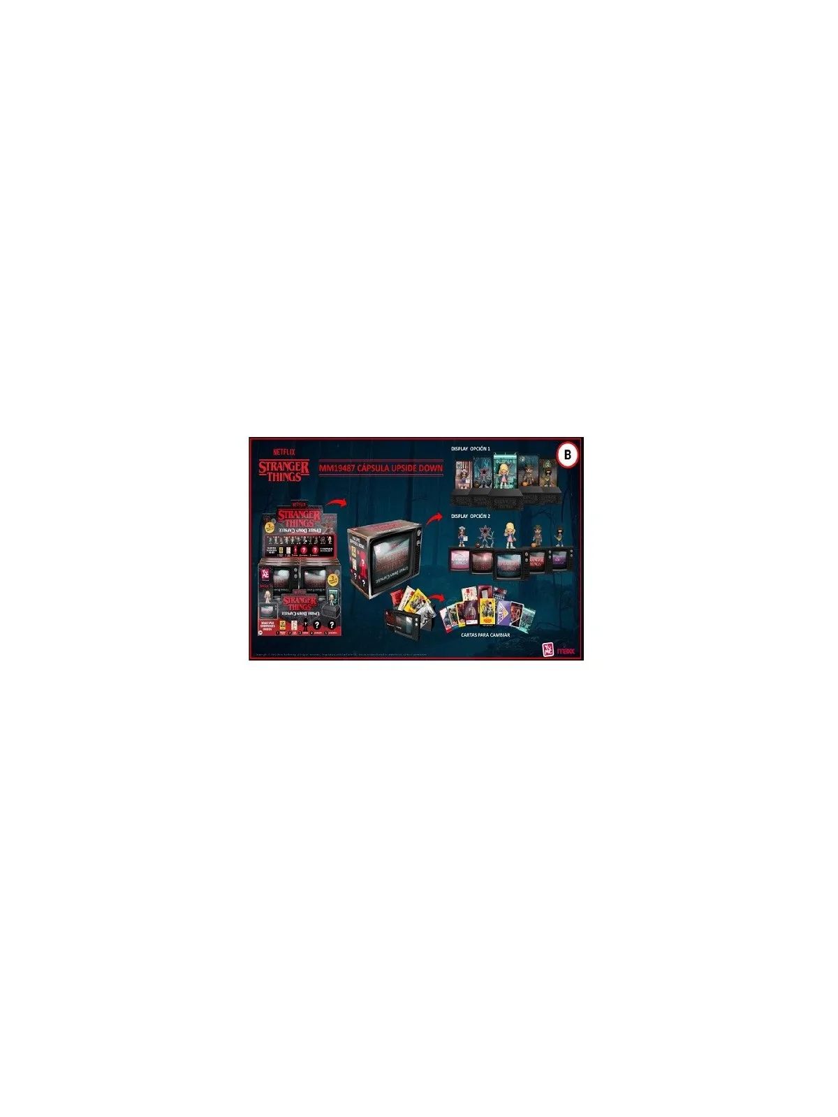 Capsula Stranger Things: Upside Down de Bandai en Figuras - Estatuas | La Cueva Roja