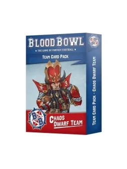 Blood Bowl: Chaos Dwarfs Team Card Pack (Inglés) de Games Workshop en BLOOD BOWL | La Cueva Roja