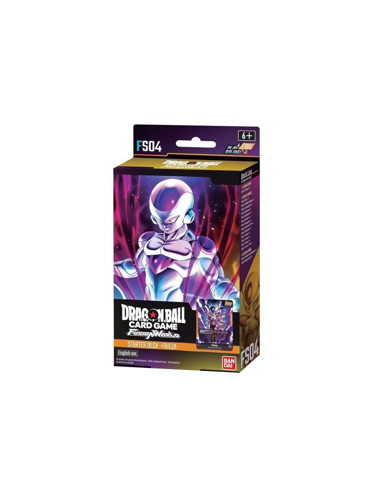 Dragon Ball Super Fusion World: Starter Deck (FS04) – Frieza (Inglés) de Bandai en Dragon Ball CG: Fusion World | La Cueva Roja