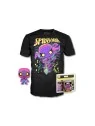 Funko POP! Pop&Tee Marvel Spiderman Black Light Funko+Camiseta Talla XL de Funko en Camisetas | La Cueva Roja