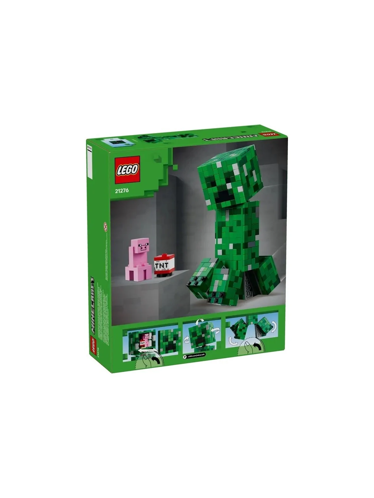Lego Minecraft: El Creeper de LEGO en LEGO | La Cueva Roja