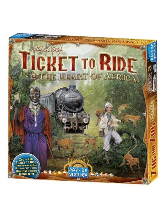 Aventureros al Tren: El Corazon de Africa de Days of Wonder en Juegos de Tablero | La Cueva Roja