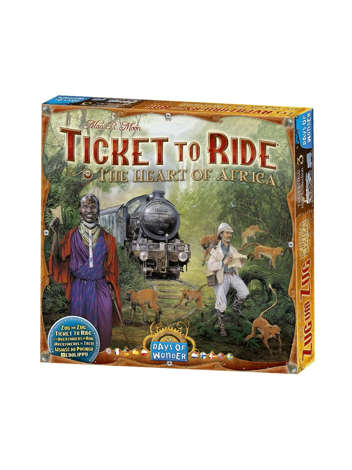 Aventureros al Tren: El Corazon de Africa de Days of Wonder en Juegos de Tablero | La Cueva Roja
