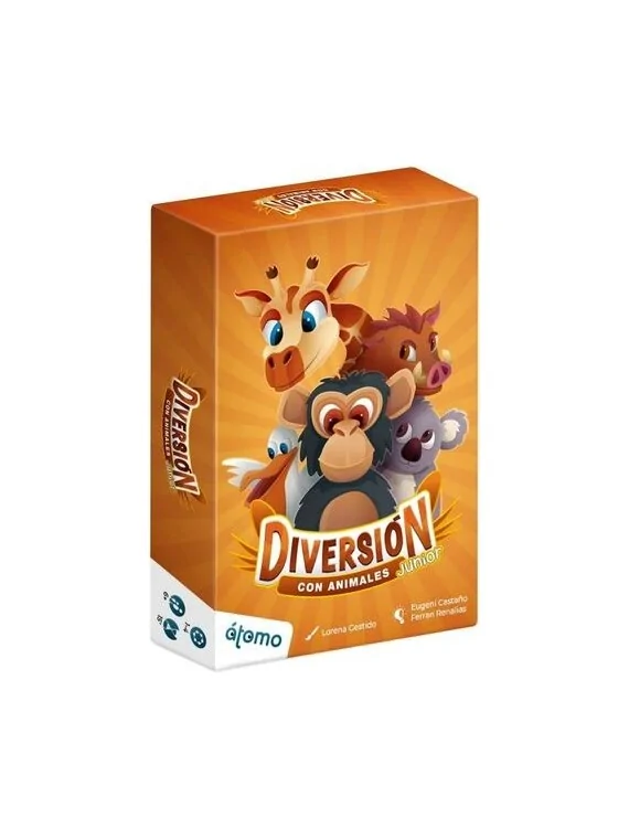 Diversion con Animales Junior de Atomo Games en Juegos de Cartas | La Cueva Roja