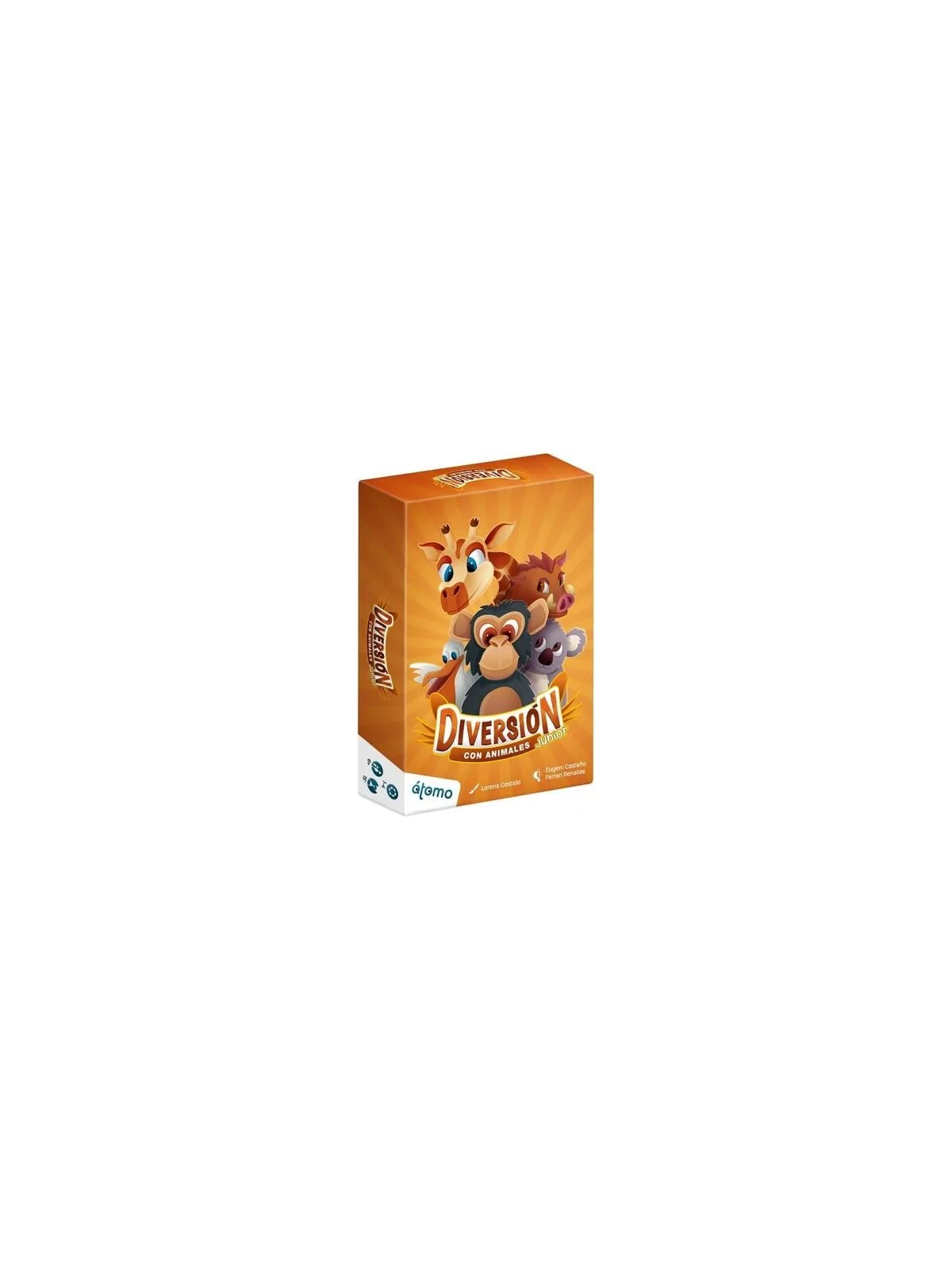 Diversion con Animales Junior de Atomo Games en Juegos de Cartas | La Cueva Roja