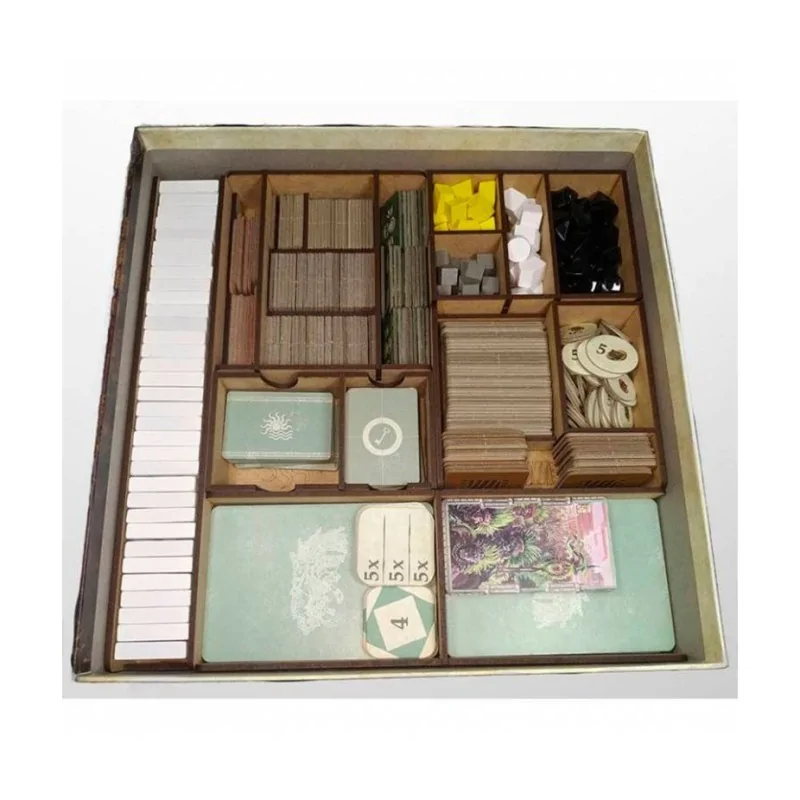 Inserto Compatible con Teotihuacan (Base + 3 Expansiones) (Desarmado) de WithOut Mess en Insertos | La Cueva Roja