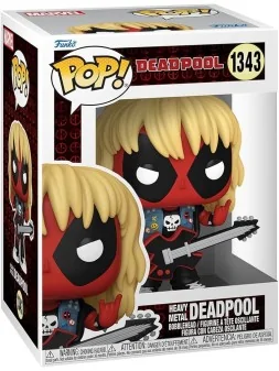 Funko POP! Deadpool: Heavy Metal Deadpool Caja Dañada (1343) de Funko en Funko Pop | La Cueva Roja
