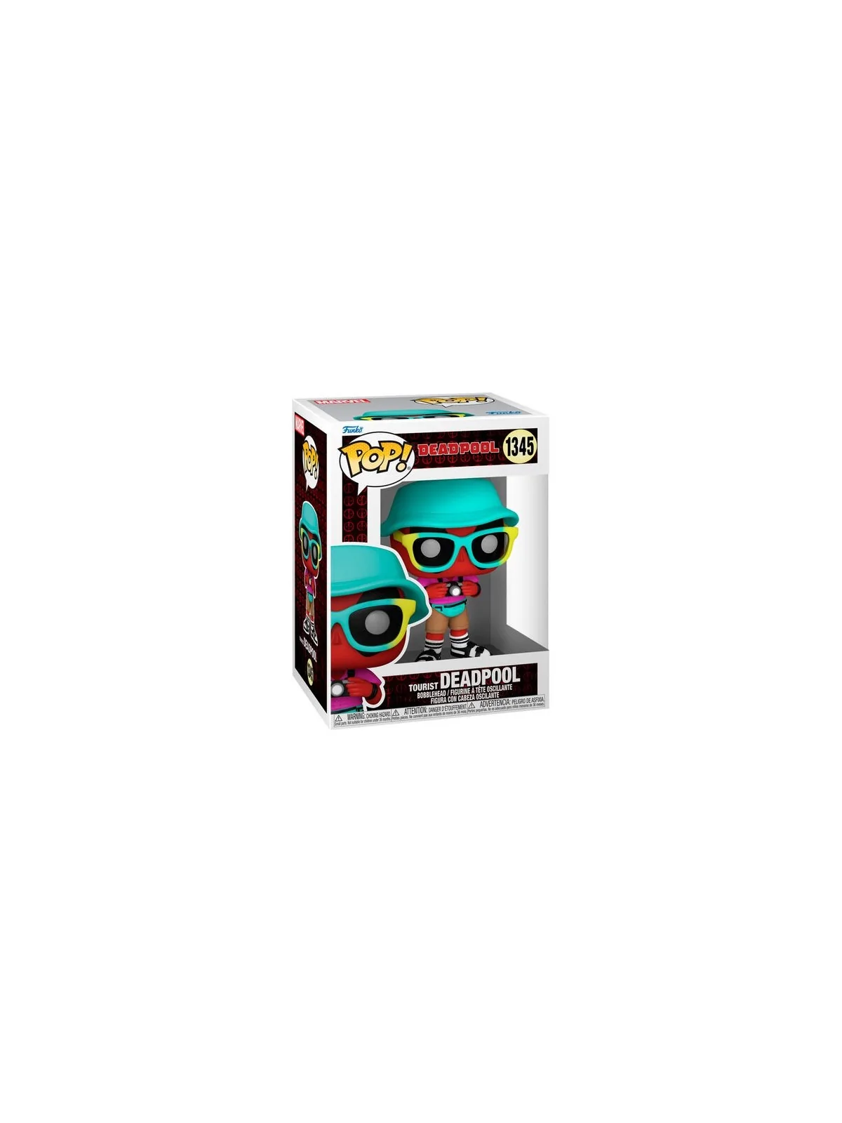 Funko POP! Deadpool: Tourist Deadpool (1345) de Funko en Funko Pop | La Cueva Roja