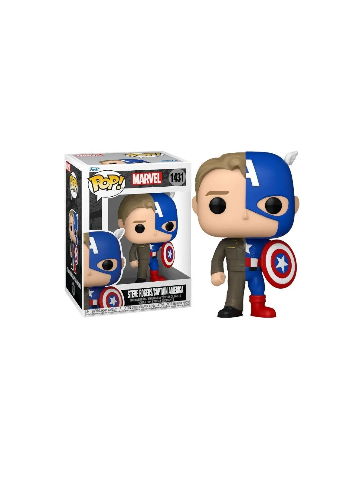 Funko POP! Marvel: Steve Rogers/Captain America (1431) de Funko en Funko Pop | La Cueva Roja