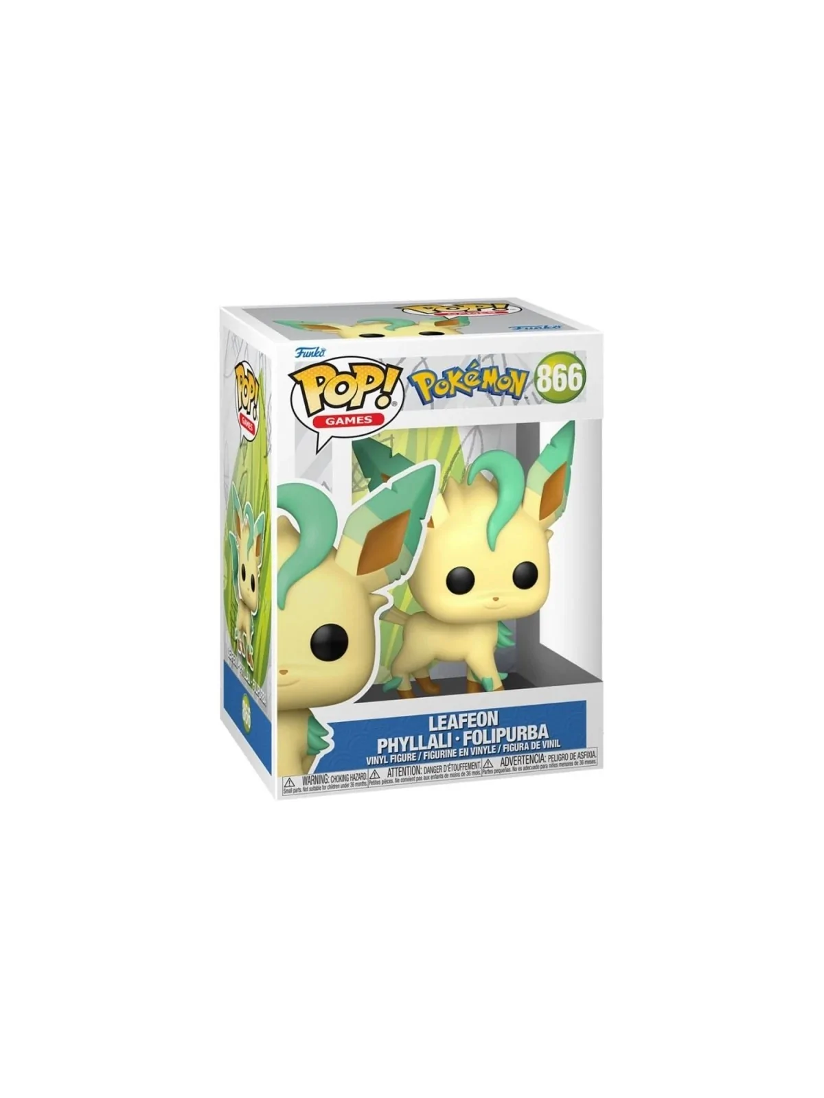 Funko POP! Pokemon: Leafeon (866) de Funko en Funko Pop | La Cueva Roja