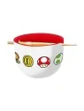 Cuenco para Ramen con Palillos Super Mario de Stor en Tazas - Vasos | La Cueva Roja