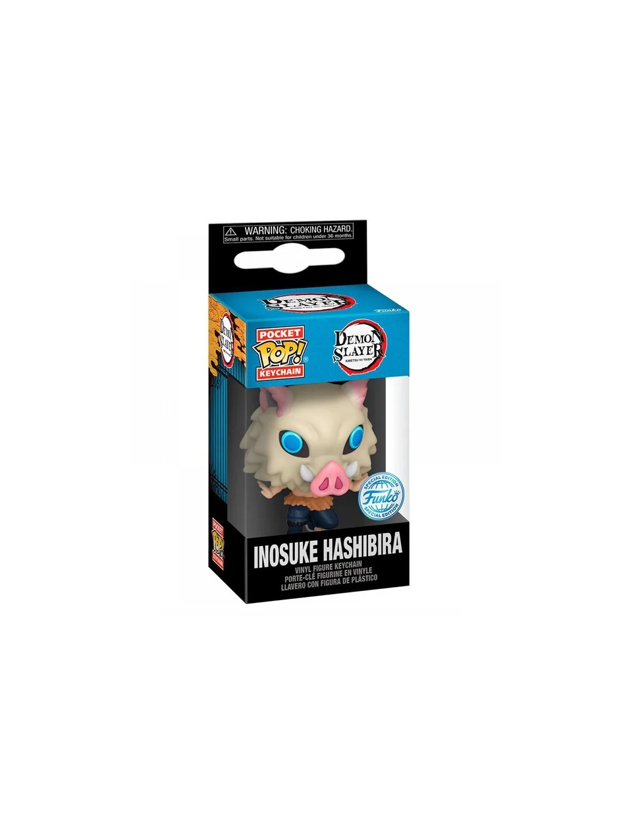 Llavero Funko Pocket POP! Demon Slayer: Inosuke Hashibira de Funko en Colgantes - Llaveros | La Cueva Roja