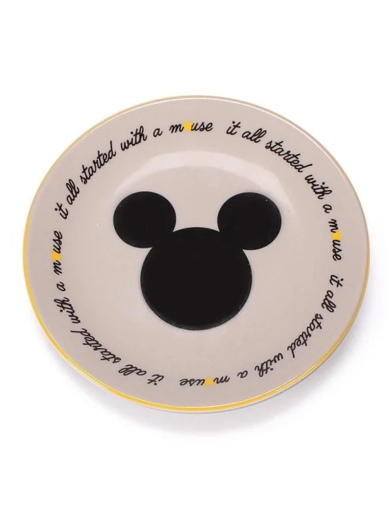 Plato Mickey Mouse Disney 11cm de Half moon bay en Decoración | La Cueva Roja