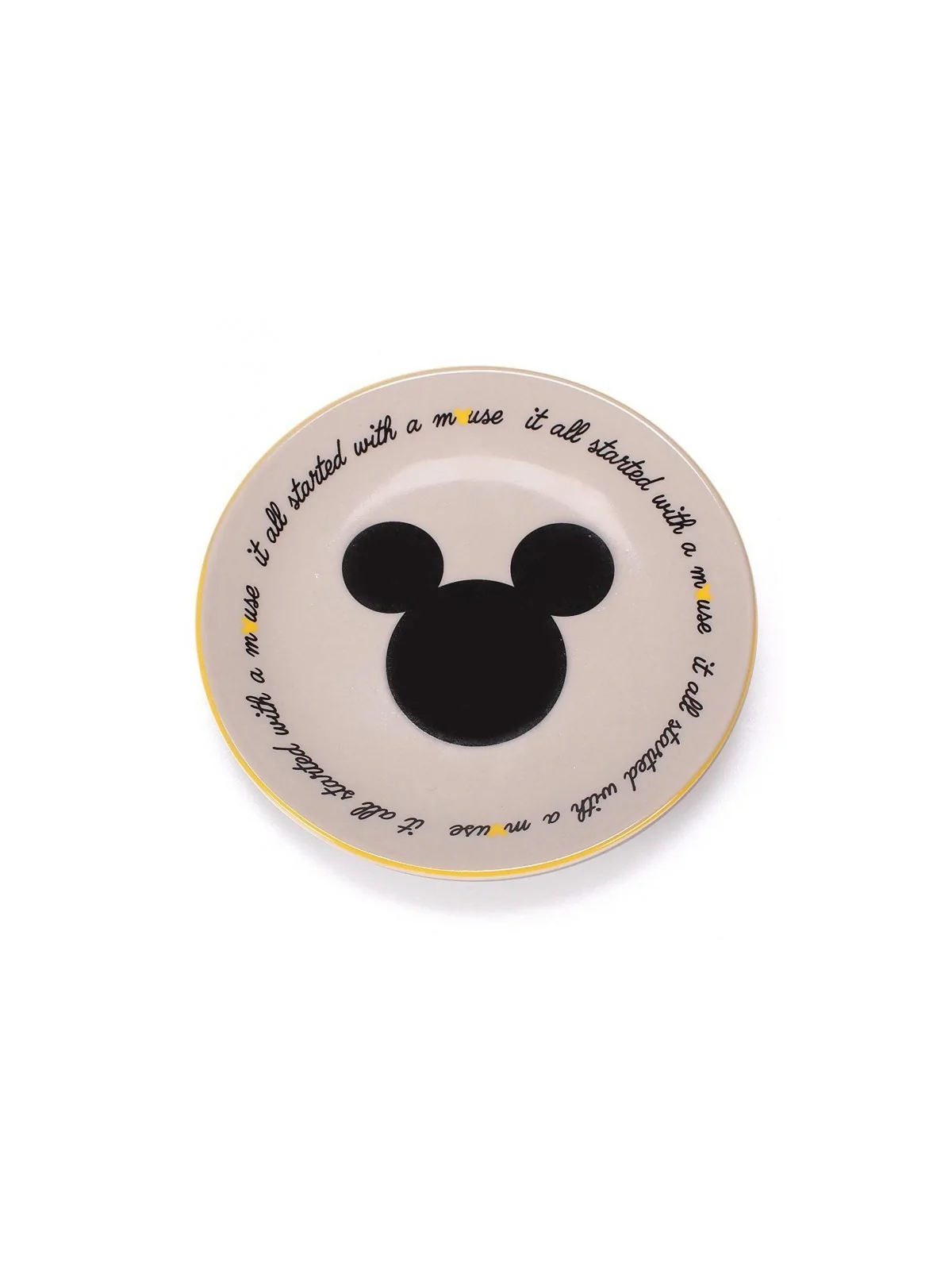 Plato Mickey Mouse Disney 11cm de Half moon bay en Decoración | La Cueva Roja