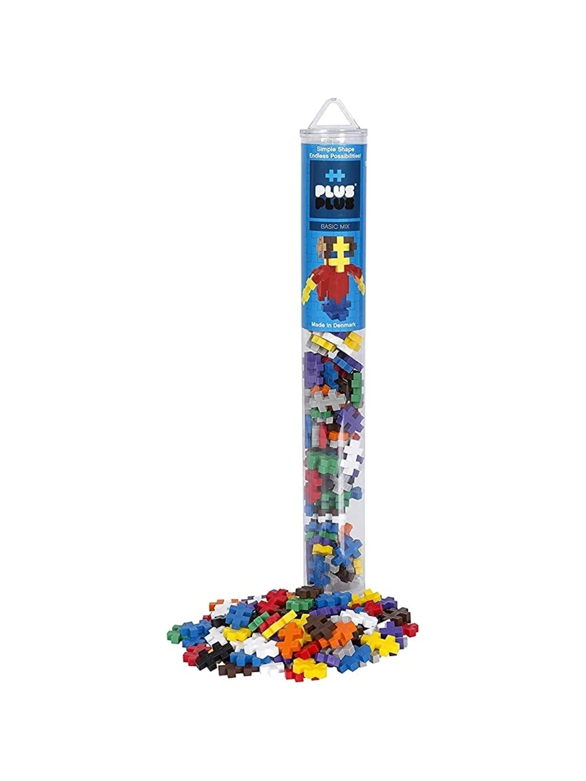 Pack Tubo Plus-Plus Basic Mix 100 Pcs de Plus Plus en Juegos de Tablero | La Cueva Roja