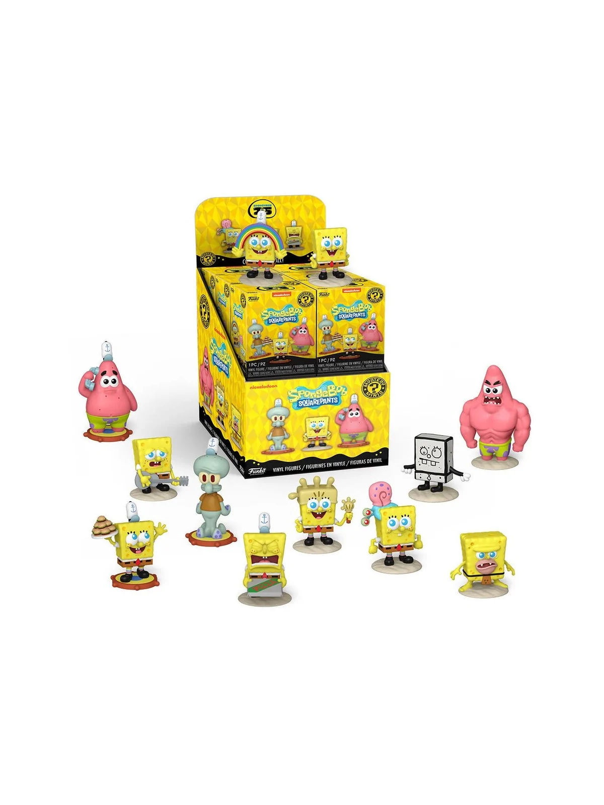 Figura Mystery Mini Bob Esponja de Funko en Funko Pop | La Cueva Roja