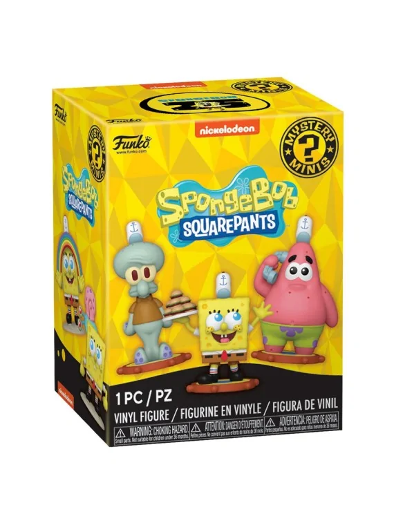 Figura Mystery Mini Bob Esponja de Funko en Funko Pop | La Cueva Roja