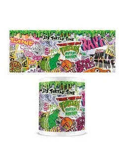 Taza Graffiti Las Tortugas Ninja TMNT Mutant de Pyramid en Tazas - Vasos | La Cueva Roja