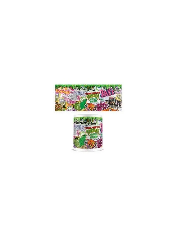 Taza Graffiti Las Tortugas Ninja TMNT Mutant de Pyramid en Tazas - Vasos | La Cueva Roja