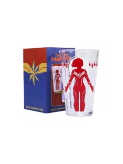 Vaso Termocoloro Marvel Capitana Marvel de Half moon bay en Tazas - Vasos | La Cueva Roja