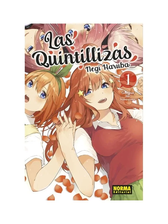 Las Quintillizas 01 de Norma Editorial en Mangas | La Cueva Roja