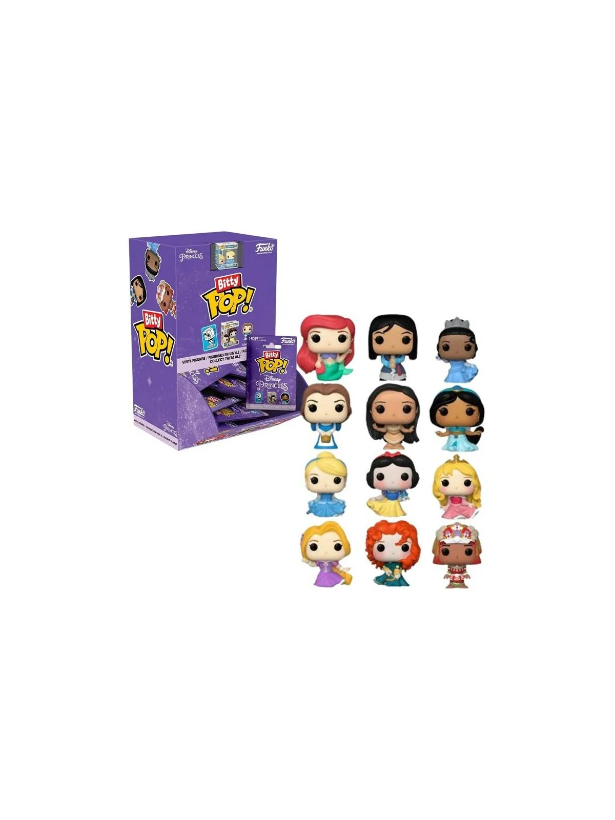 Funko Bitty POP! Disney Princesas de Funko en Funko Pop | La Cueva Roja