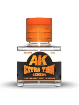 Extra Thin Cement (AK12002) de AK Interactive en Herramientas | La Cueva Roja