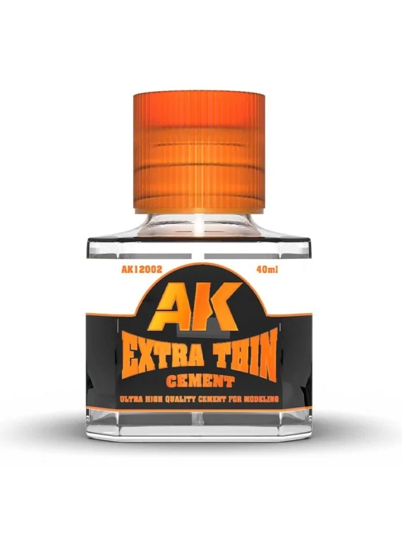 Extra Thin Cement (AK12002) de AK Interactive en Herramientas | La Cueva Roja