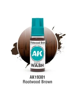 Rotwood Brown: Acrylic Wash (AK19301) de AK Interactive en Ak Interactive | La Cueva Roja