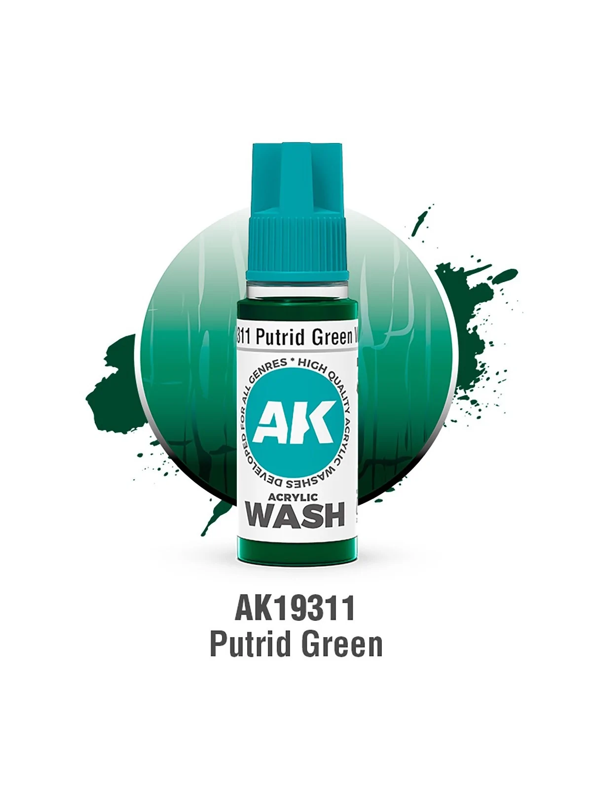 Putrid Green: Acrylic Wash (AK19311) de AK Interactive en Ak Interactive | La Cueva Roja