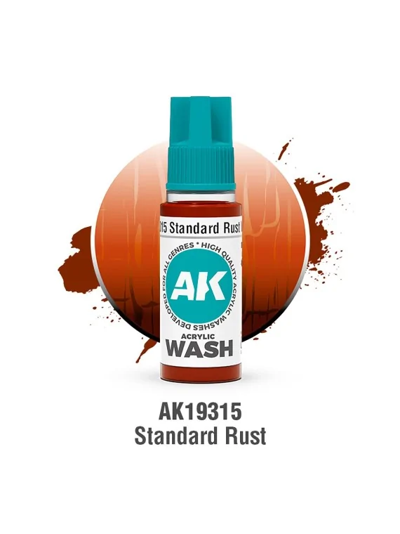 Standard Rust: Acrylic Wash (AK19315) de AK Interactive en Ak Interactive | La Cueva Roja