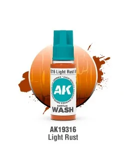 Light Rust: Acrylic Wash (AK19316) de AK Interactive en Ak Interactive | La Cueva Roja