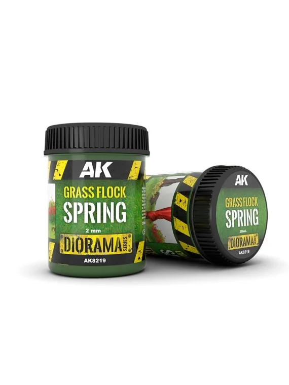 Grass Flock 2mm Spring (AK8219) de AK Interactive en Terrains | La Cueva Roja