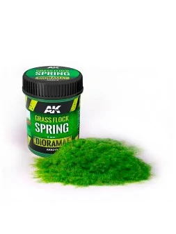 Grass Flock 2mm Spring (AK8219) de AK Interactive en Terrains | La Cueva Roja
