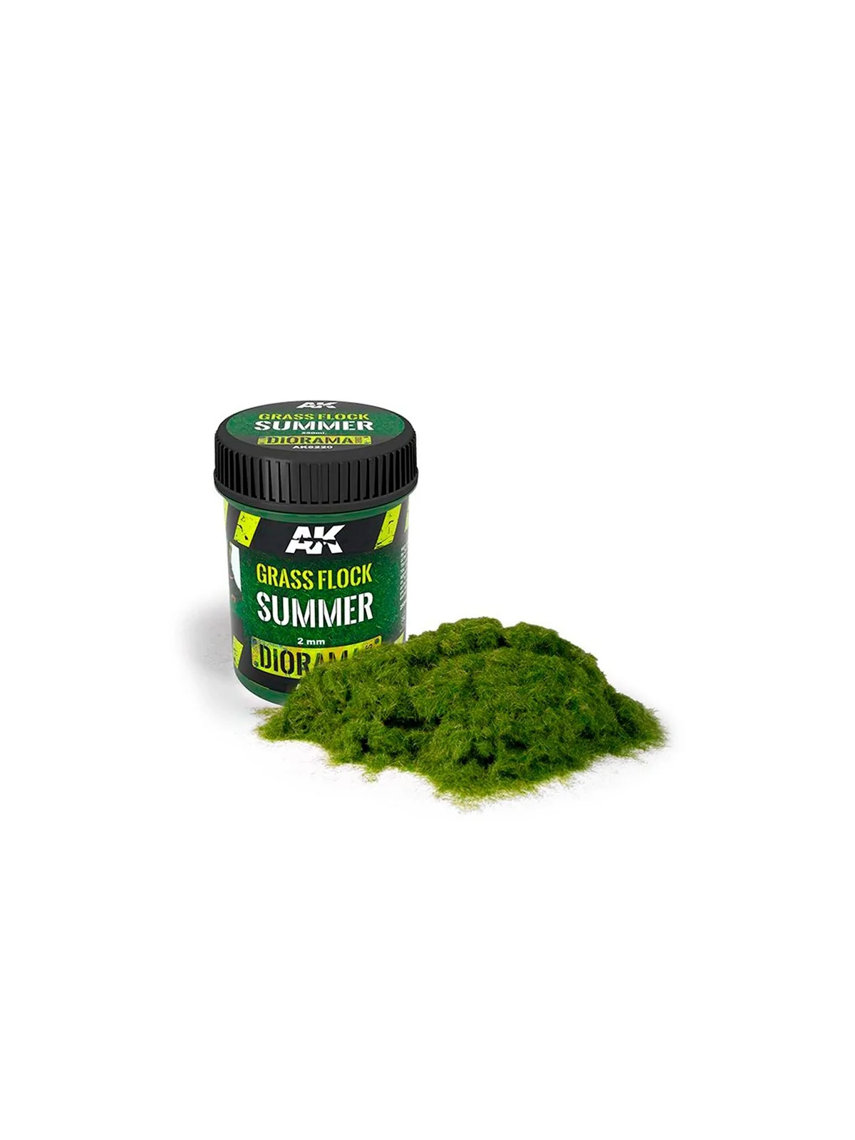 Grass Flock 2mm Summer (AK8220) de AK Interactive en Terrains | La Cueva Roja