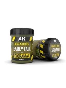 Grass Flock 2mm Early Fall (AK8221) de AK Interactive en Terrains | La Cueva Roja
