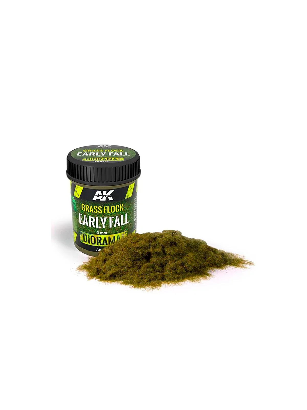 Grass Flock 2mm Early Fall (AK8221) de AK Interactive en Terrains | La Cueva Roja