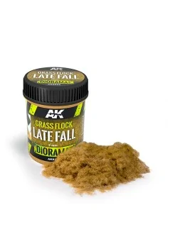 Grass Flock 2mm Late Fall (AK8222) de AK Interactive en Terrains | La Cueva Roja