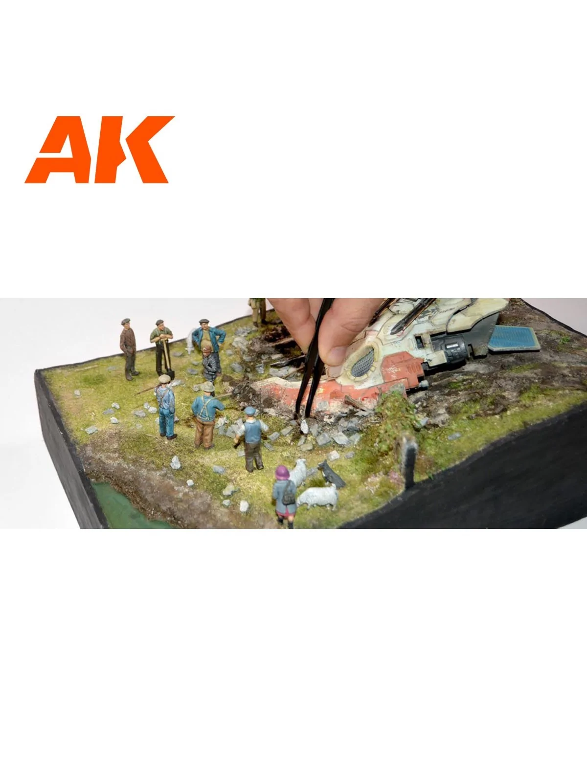 Big Grey Rocks (AK8258) de AK Interactive en Terrains | La Cueva Roja