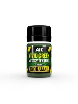 Textura Musgosa Verde Intenso (AK8259) de AK Interactive en Terrains | La Cueva Roja