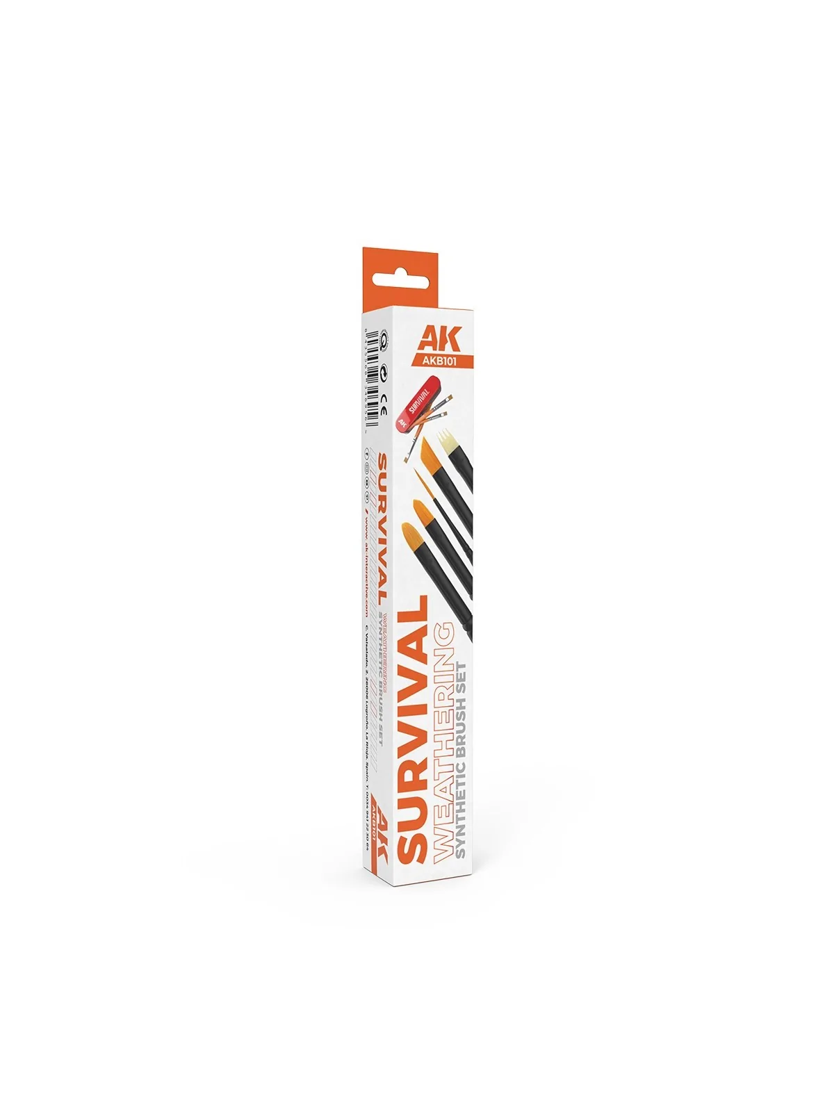 Survival Weathering Brushes Set (AKB101) de AK Interactive en Ak Interactive | La Cueva Roja