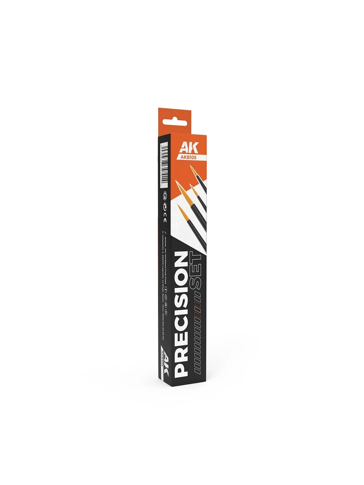 Precision Brushes Set (AKB105) de AK Interactive en Ak Interactive | La Cueva Roja