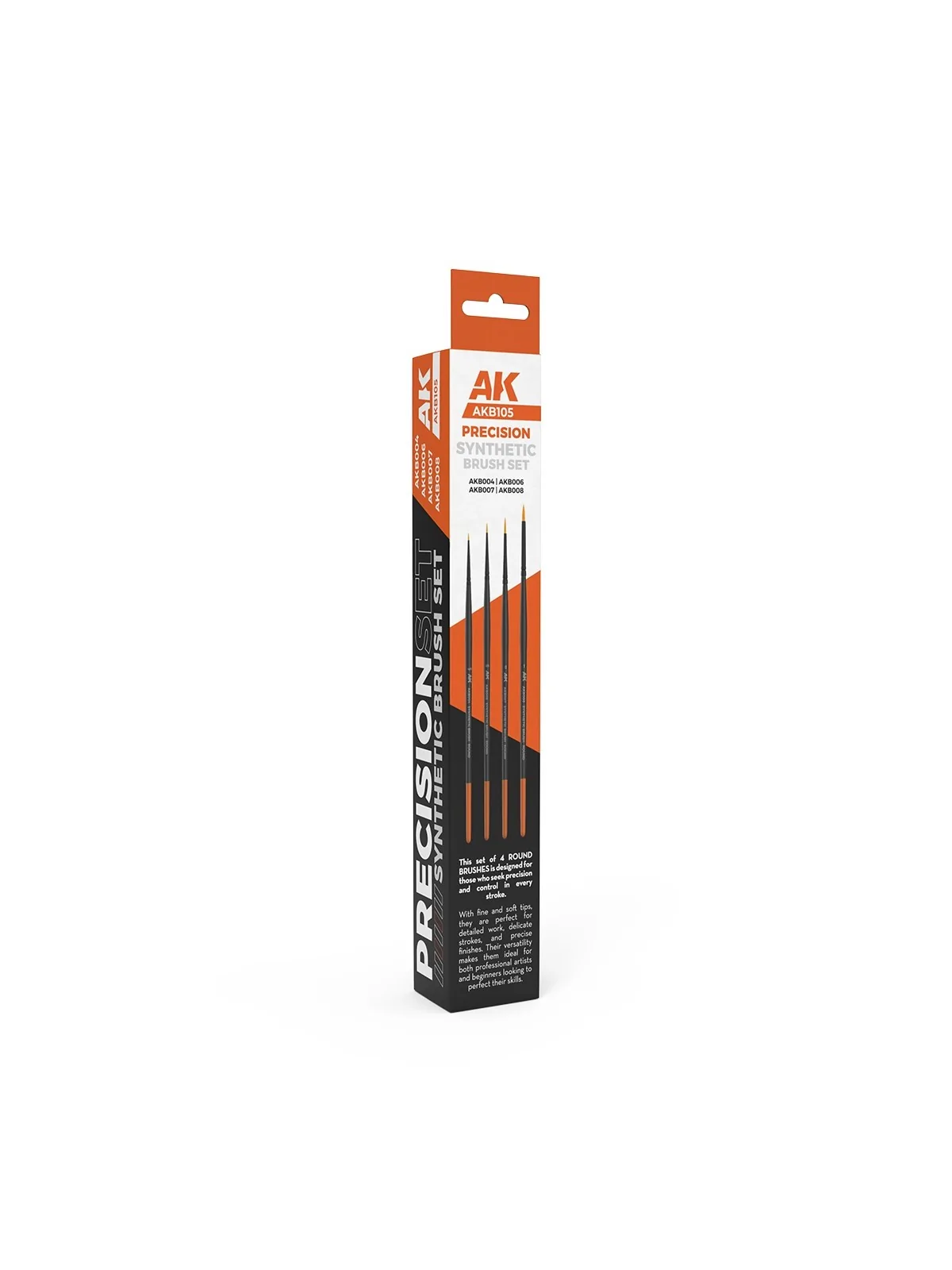 Precision Brushes Set (AKB105) de AK Interactive en Ak Interactive | La Cueva Roja