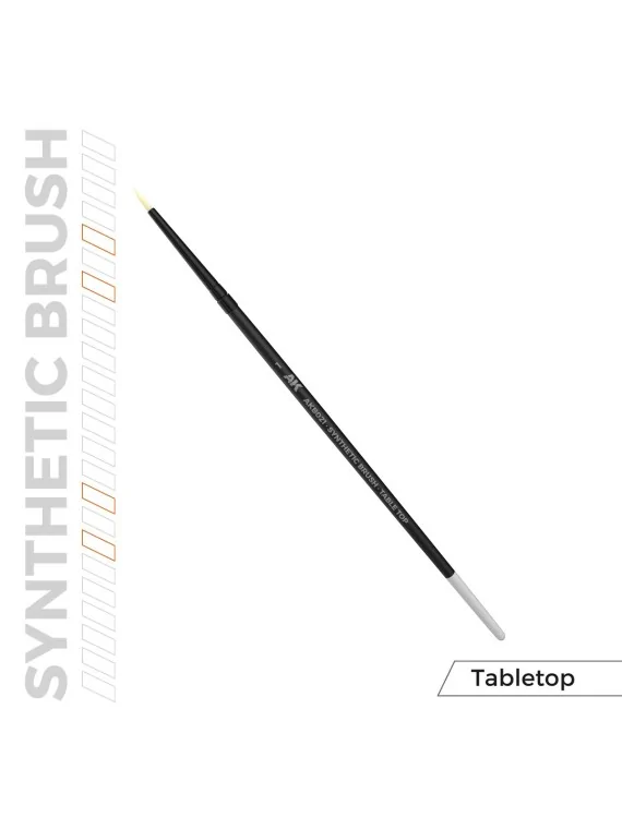 AK Synthetic Tabletop Brush: 1 (AKB021) de AK Interactive en Ak Interactive | La Cueva Roja