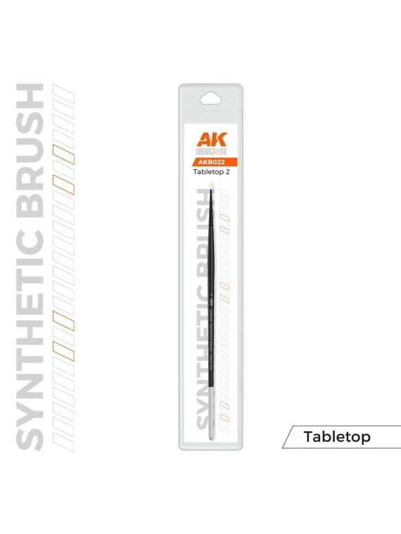 AK Synthetic Tabletop Brush: 2 (AKB022) de AK Interactive en Ak Interactive | La Cueva Roja