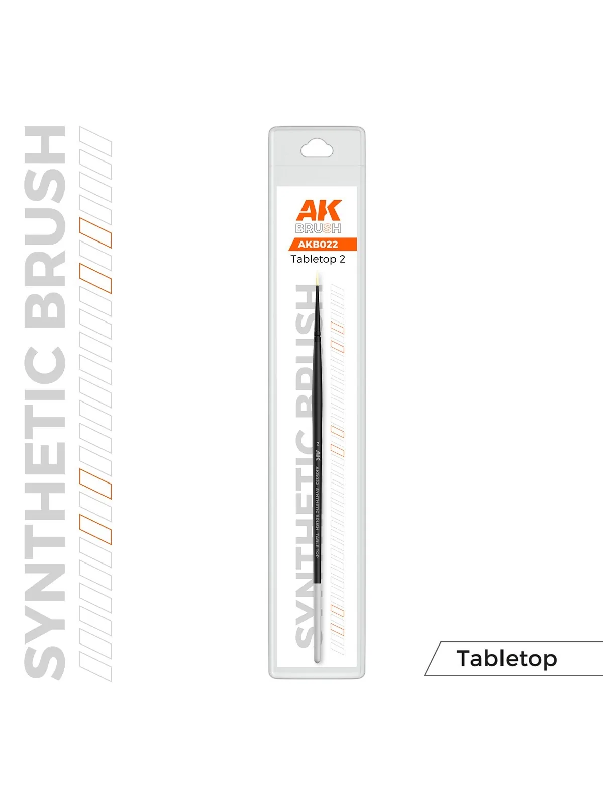AK Synthetic Tabletop Brush: 2 (AKB022) de AK Interactive en Ak Interactive | La Cueva Roja