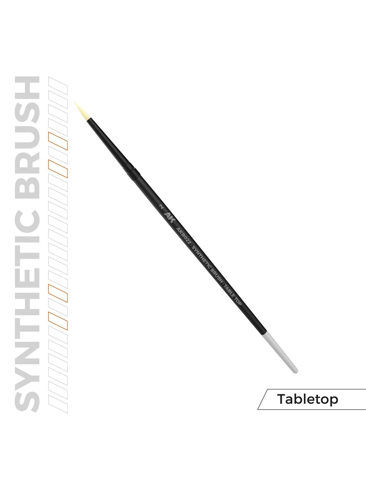 AK Synthetic Tabletop Brush: 2 (AKB022) de AK Interactive en Ak Interactive | La Cueva Roja