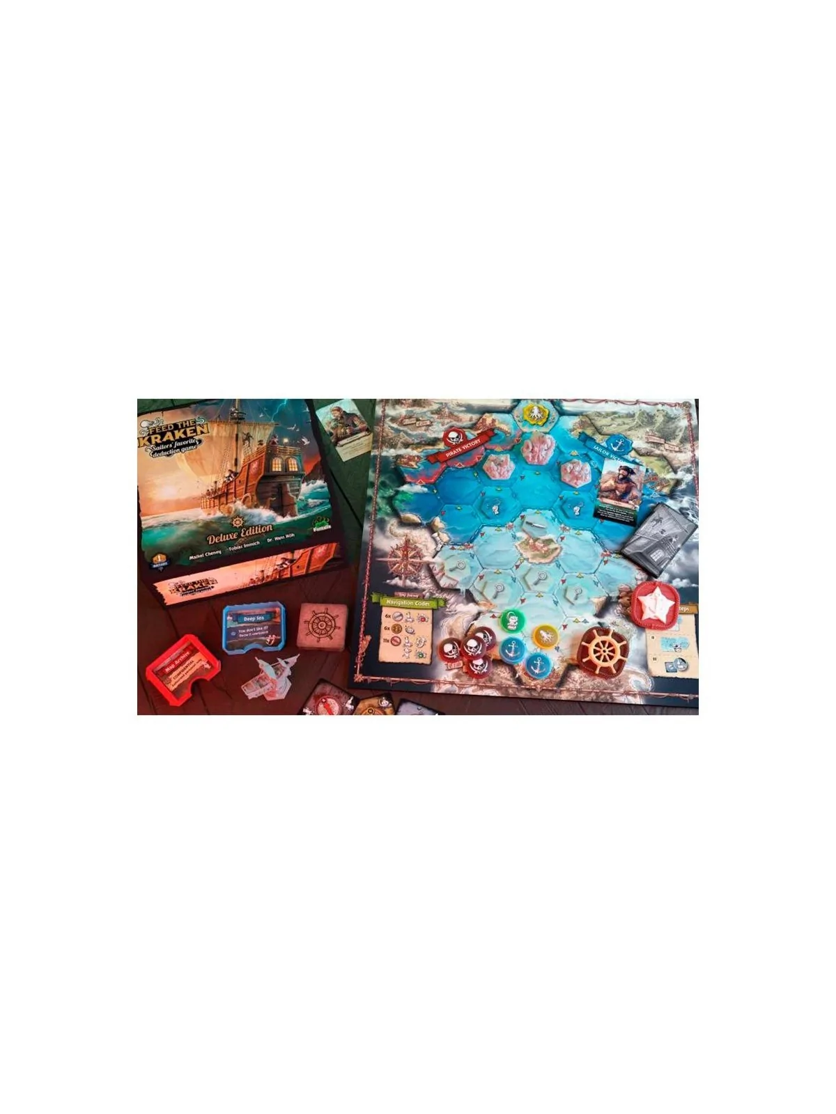 Feed the Kraken: Edición Deluxe de Bumble3ee en Juegos de Tablero | La Cueva Roja