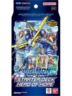 Digimon Card Game: Starter Deck Hero of Hope ST21 (1) de Bandai en Digimon Card Game | La Cueva Roja