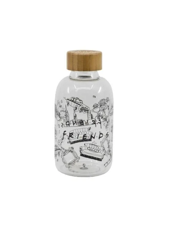 Botella de Cristal Friends (620ml) de Stor en Tazas - Vasos | La Cueva Roja